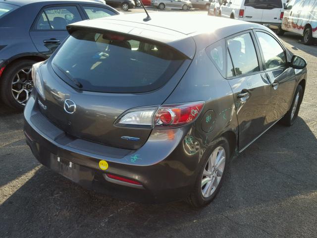 JM1BL1L8XC1683587 - 2012 MAZDA 3 I GRAY photo 4