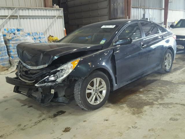 5NPEB4AC0BH034431 - 2011 HYUNDAI SONATA GLS BLUE photo 2