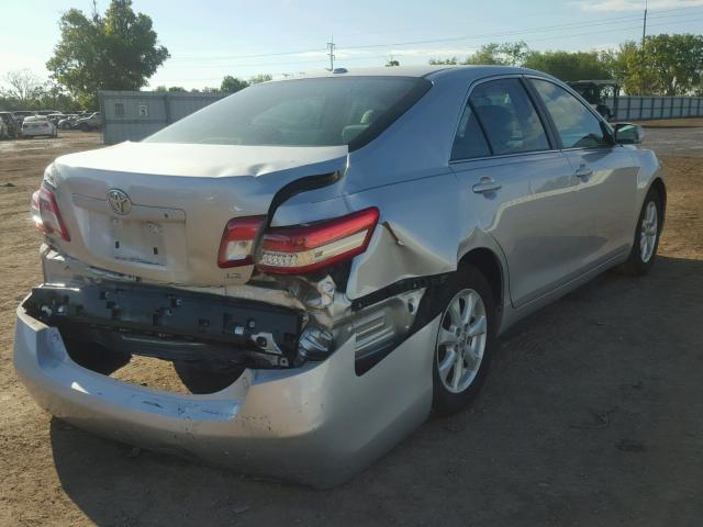 4T1BF3EK0BU699771 - 2011 TOYOTA CAMRY BASE SILVER photo 4