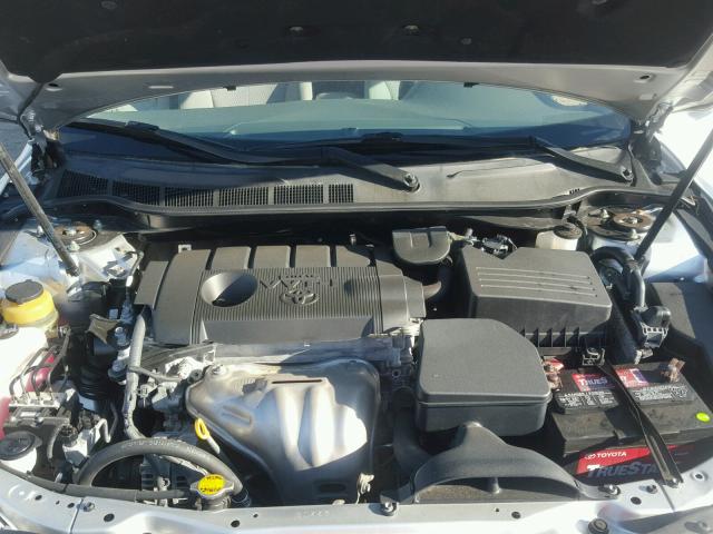 4T1BF3EK0BU699771 - 2011 TOYOTA CAMRY BASE SILVER photo 7