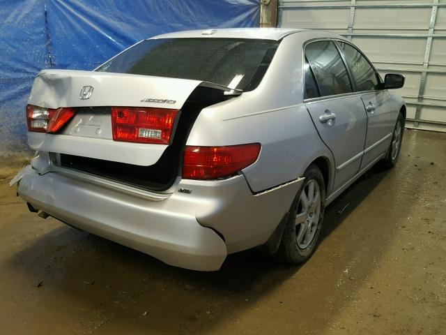 1HGCM66545A066481 - 2005 HONDA ACCORD EX SILVER photo 4