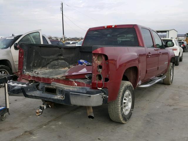 1GTHC23K87F530422 - 2007 GMC SIERRA C25 BURGUNDY photo 4