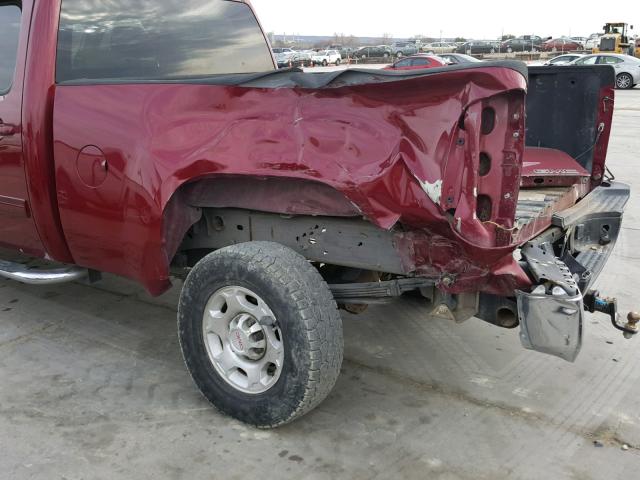 1GTHC23K87F530422 - 2007 GMC SIERRA C25 BURGUNDY photo 9