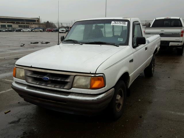 1FTCR10U1TUB11438 - 1996 FORD RANGER WHITE photo 2