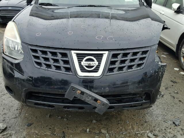 JN8AS58V88W411994 - 2008 NISSAN ROGUE S BLACK photo 7