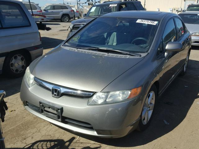 1HGFA16807L084423 - 2007 HONDA CIVIC EX GRAY photo 2