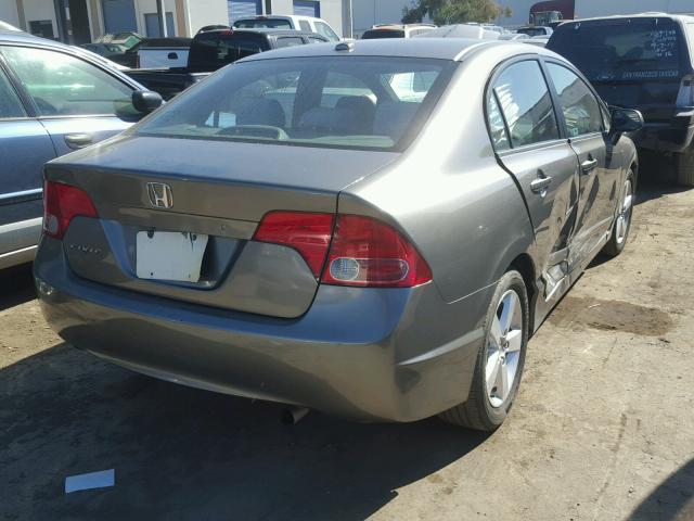 1HGFA16807L084423 - 2007 HONDA CIVIC EX GRAY photo 4