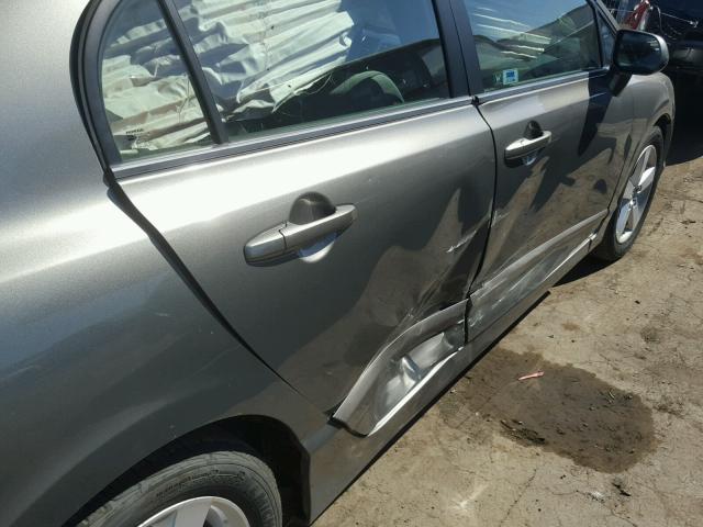 1HGFA16807L084423 - 2007 HONDA CIVIC EX GRAY photo 9