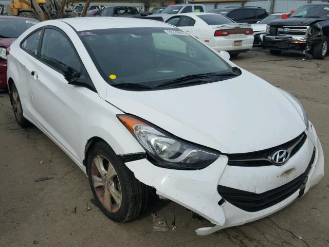 KMHDH6AE7DU010087 - 2013 HYUNDAI ELANTRA CO WHITE photo 1