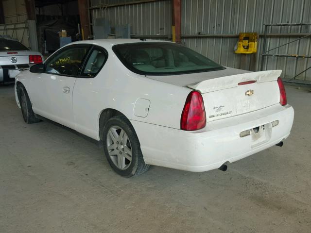 2G1WK151869213877 - 2006 CHEVROLET MONTE CARL WHITE photo 3