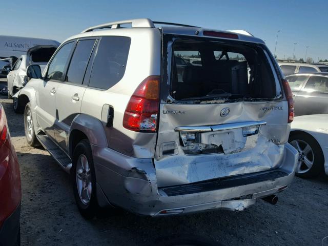 JTJBT20X040051364 - 2004 LEXUS GX 470 SILVER photo 3