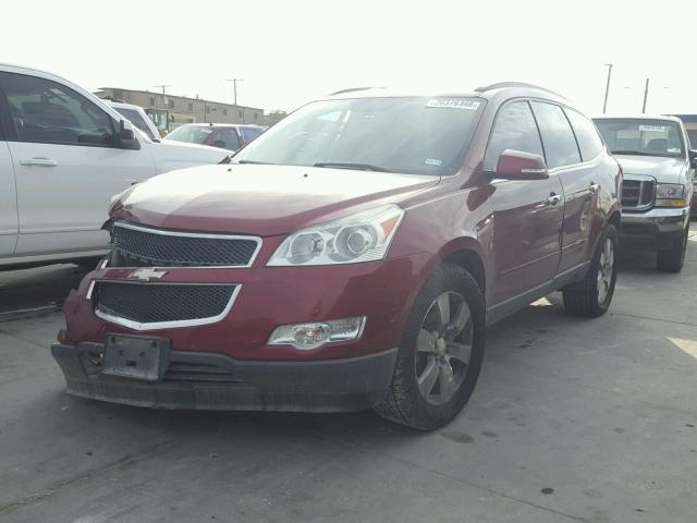 1GNLRFED3AJ238106 - 2010 CHEVROLET TRAVERSE L MAROON photo 2