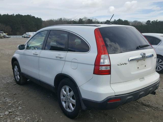 JHLRE38737C058062 - 2007 HONDA CR-V EXL WHITE photo 3