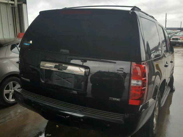 1GNFC13097R374719 - 2007 CHEVROLET TAHOE C150 BLACK photo 4