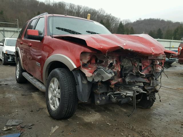 1FMEU74E28UB01789 - 2008 FORD EXPLORER E BURGUNDY photo 1