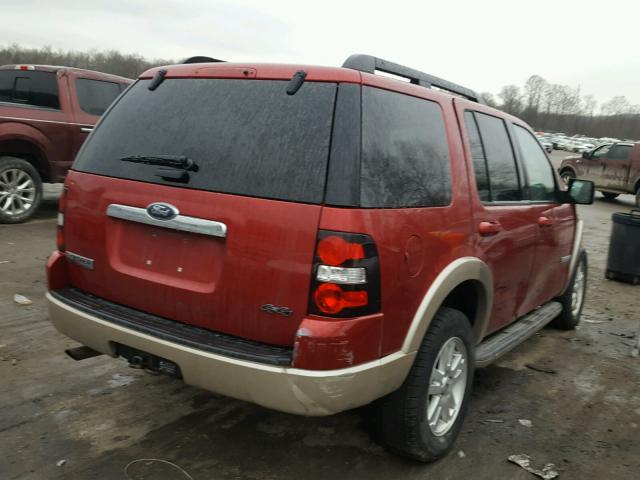 1FMEU74E28UB01789 - 2008 FORD EXPLORER E BURGUNDY photo 4