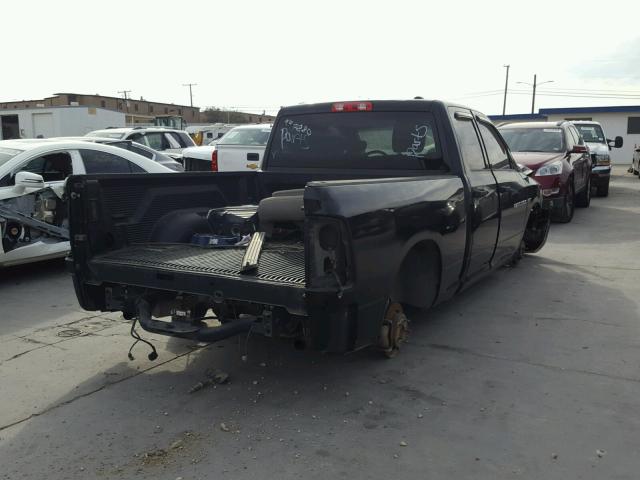 1C6RD6FT8CS301728 - 2012 DODGE RAM 1500 S BLACK photo 4