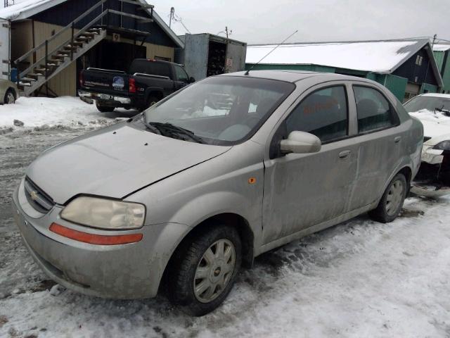 KL1TJ52664B179753 - 2004 CHEVROLET AVEO LS GRAY photo 2