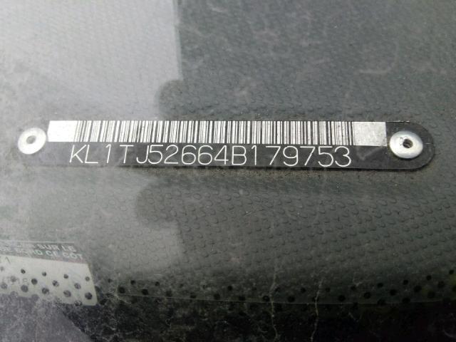 KL1TJ52664B179753 - 2004 CHEVROLET AVEO LS GRAY photo 9