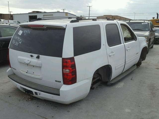 1GNFK23069R271303 - 2009 CHEVROLET TAHOE K150 WHITE photo 4