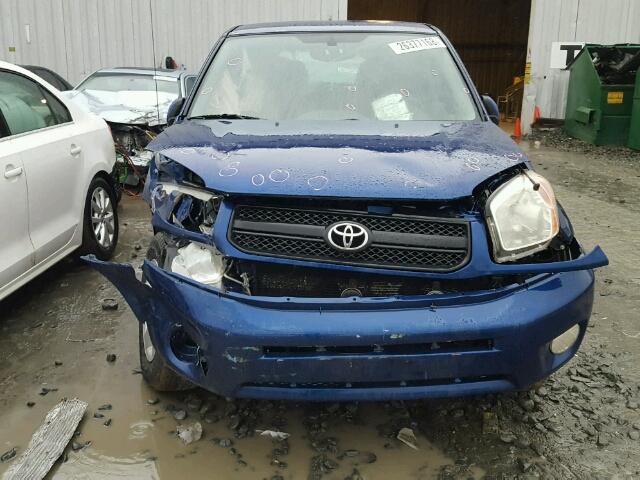 JTEGD20V650084953 - 2005 TOYOTA RAV4 BLUE photo 9