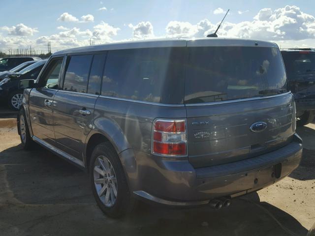 2FMDK52C89BA37207 - 2009 FORD FLEX SEL CHARCOAL photo 3