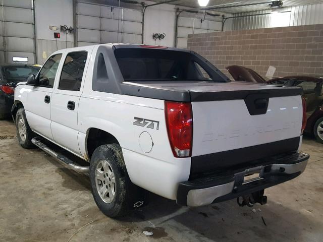 3GNEK13T53G272529 - 2003 CHEVROLET AVALANCHE WHITE photo 3