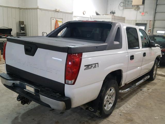 3GNEK13T53G272529 - 2003 CHEVROLET AVALANCHE WHITE photo 4