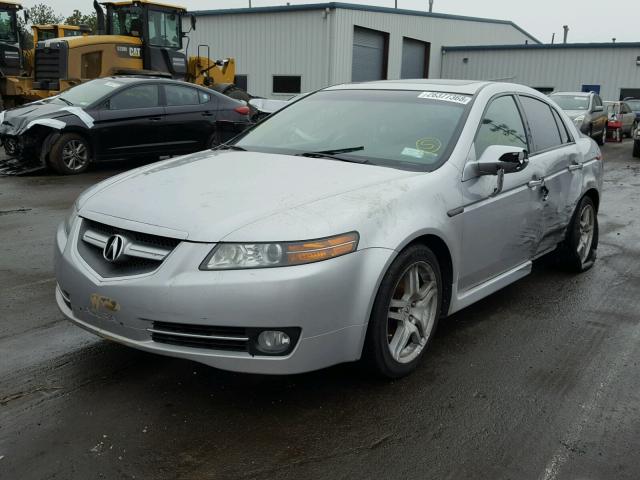 19UUA66228A007923 - 2008 ACURA TL SILVER photo 2