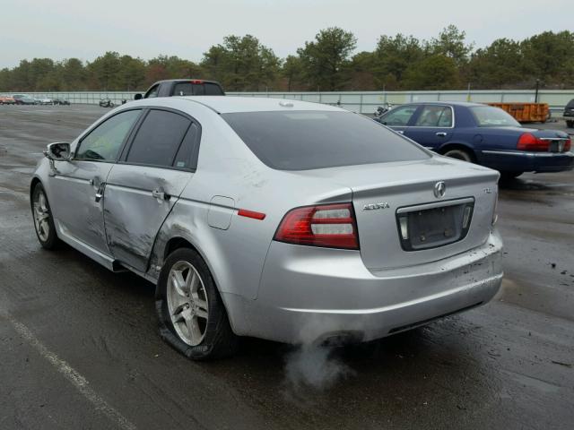 19UUA66228A007923 - 2008 ACURA TL SILVER photo 3