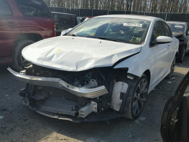 1C3CCCCB3FN533673 - 2015 CHRYSLER 200 C WHITE photo 2