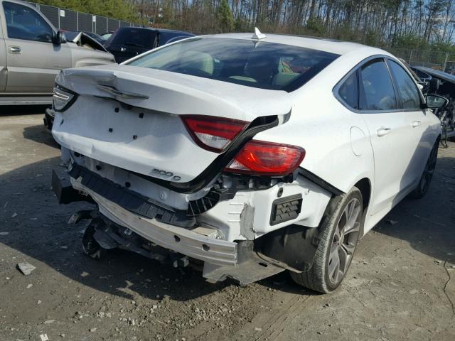 1C3CCCCB3FN533673 - 2015 CHRYSLER 200 C WHITE photo 4