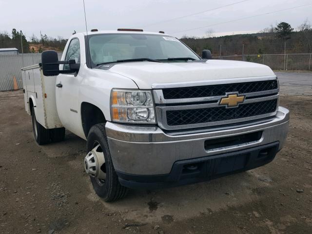 1GB3CZCGXBF262422 - 2011 CHEVROLET SILVERADO WHITE photo 1