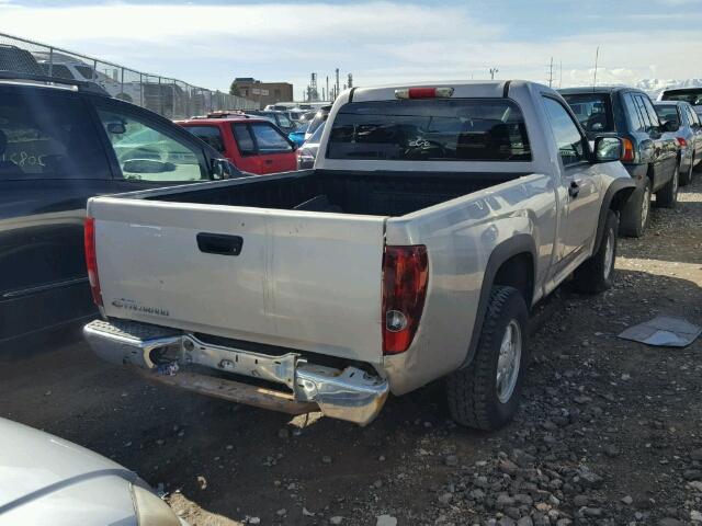 1GCDT146268307080 - 2006 CHEVROLET COLORADO TAN photo 4