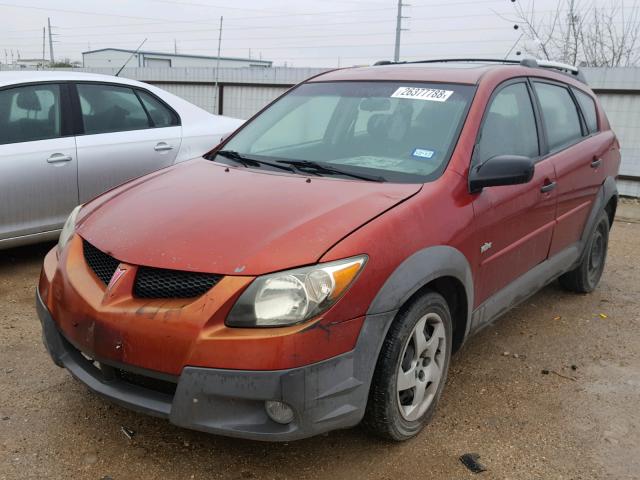 5Y2SL62813Z454201 - 2003 PONTIAC VIBE ORANGE photo 2