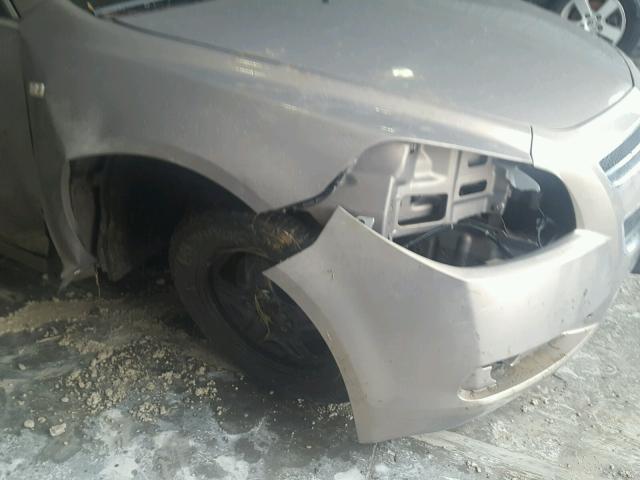 1G1ZG57B58F287179 - 2008 CHEVROLET MALIBU LS TAN photo 9