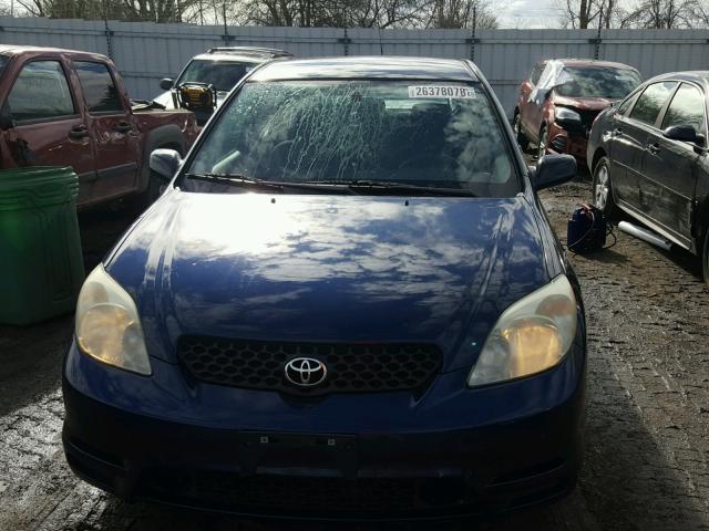 2T1KR32E83C041088 - 2003 TOYOTA COROLLA MA BLUE photo 9