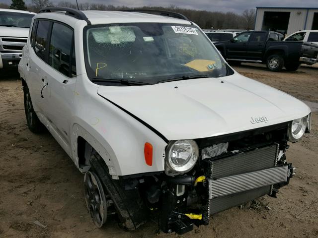 ZACCJBAB0HPF20985 - 2017 JEEP RENEGADE S WHITE photo 1