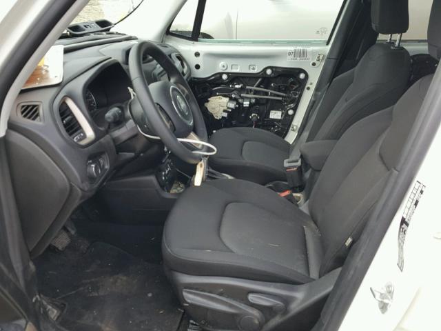 ZACCJBAB0HPF20985 - 2017 JEEP RENEGADE S თეთრი ფოტო 5