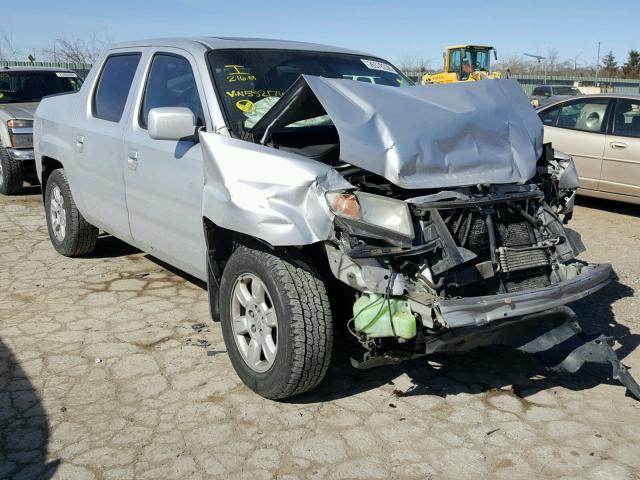 2HJYK16536H552176 - 2006 HONDA RIDGELINE SILVER photo 1