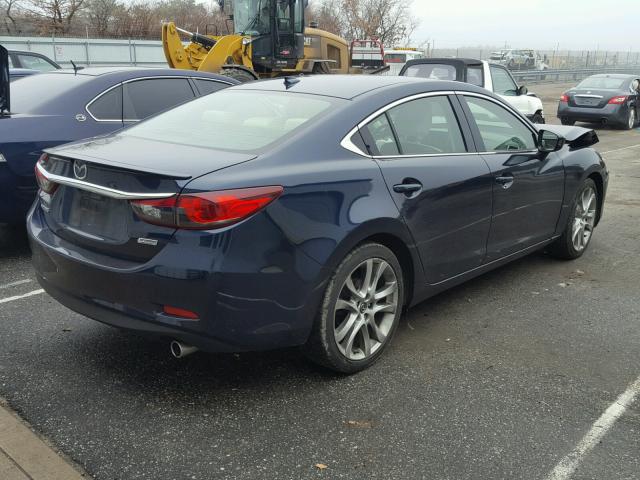 JM1GJ1W54F1182843 - 2015 MAZDA 6 GRAND TO BLUE photo 4