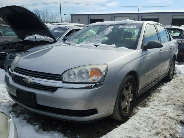 1G1ZT52845F120525 - 2005 CHEVROLET MALIBU LS SILVER photo 2