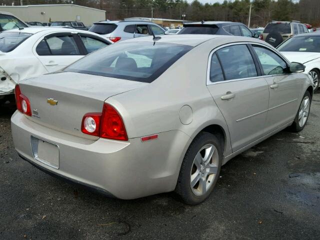 1G1ZB5EB0AF268059 - 2010 CHEVROLET MALIBU LS Bej foto 4