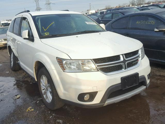 3C4PDDBG1JT237332 - 2018 DODGE JOURNEY SX WHITE photo 1