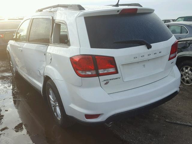 3C4PDDBG1JT237332 - 2018 DODGE JOURNEY SX WHITE photo 3