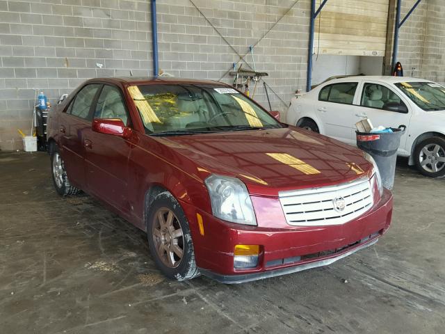 1G6DP577660157301 - 2006 CADILLAC CTS HI FEA BURGUNDY photo 1