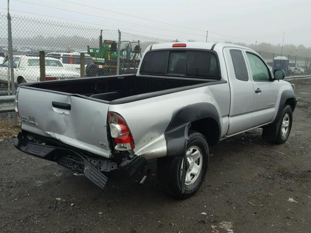 5TEUU42N59Z624931 - 2009 TOYOTA TACOMA ACC SILVER photo 4