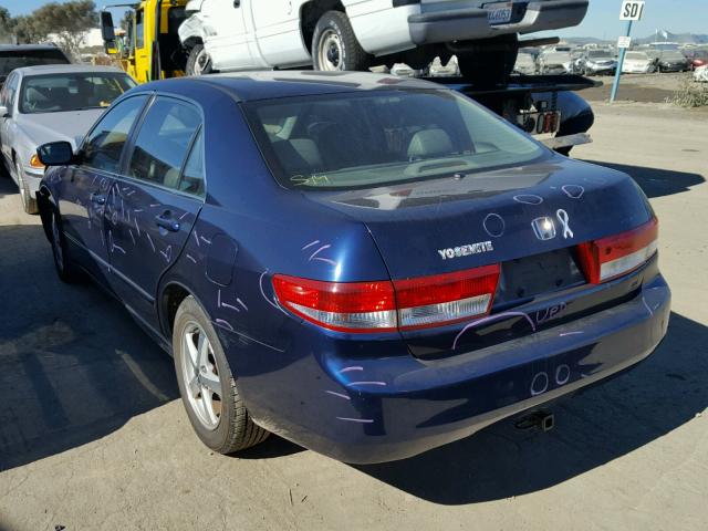 JHMCM56763C049675 - 2003 HONDA ACCORD EX BLUE photo 3