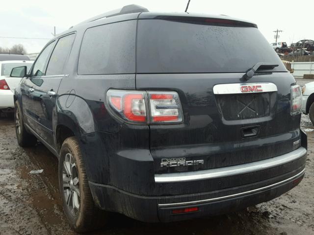 1GKKVRKD7FJ100926 - 2015 GMC ACADIA SLT შავი ფოტო 3