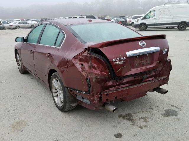 1N4BL2AP8CN484245 - 2012 NISSAN ALTIMA SR MAROON photo 3